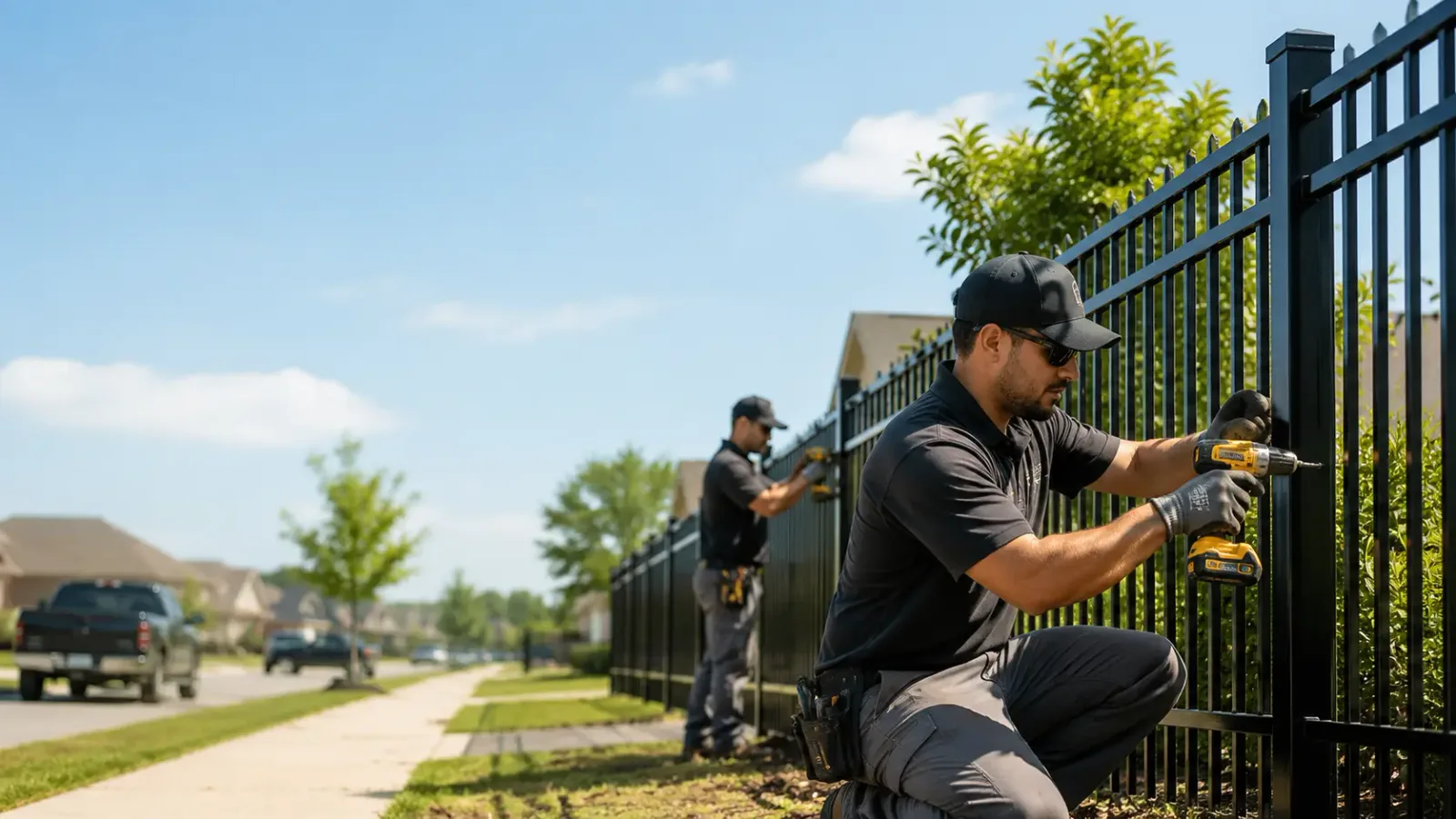 Metal Fence Installation in Manassas, VA